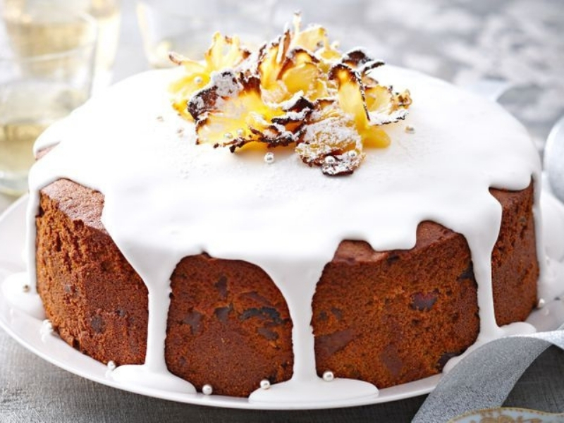 Tropical Christmas Cake